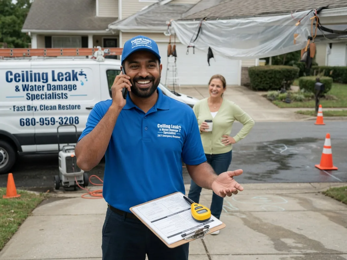 Ceiling Leak Cleanup Mantua, UT FAQs